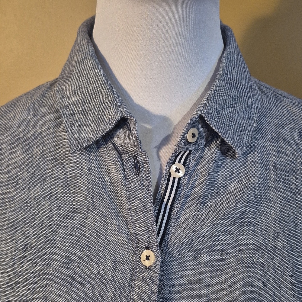 GERRY WEBER Women's 100% Linen Button Down Shirt - Picture 6 of 16